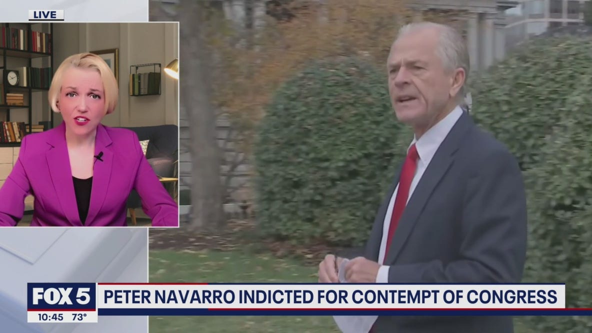 Peter Navarro indicted for contempt of congress